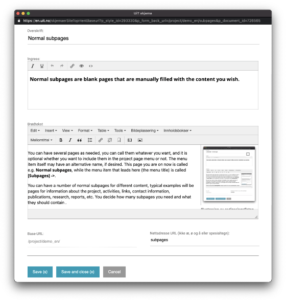 Illustration of editing page